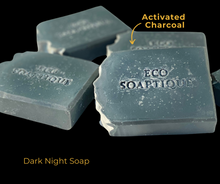 Load image into Gallery viewer, Dark Night & Eclipse Soap | Activated Charcoal + Turmeric