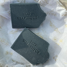 Load image into Gallery viewer, Dark Night & Eclipse Soap | Activated Charcoal + Turmeric