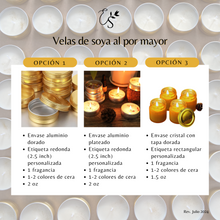 Load image into Gallery viewer, Wholesale Soy Candles | Velas de soya al por mayor