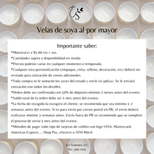Load image into Gallery viewer, Wholesale Soy Candles | Velas de soya al por mayor
