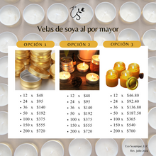 Load image into Gallery viewer, Wholesale Soy Candles | Velas de soya al por mayor
