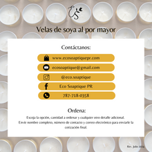 Load image into Gallery viewer, Wholesale Soy Candles | Velas de soya al por mayor
